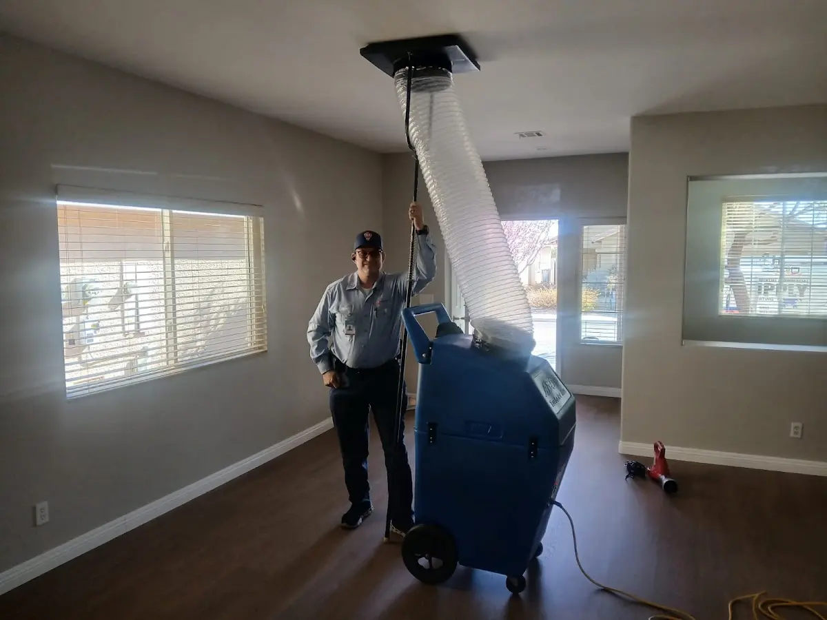 Professional Dryer Vent Cleaning work inside a Anadarko home